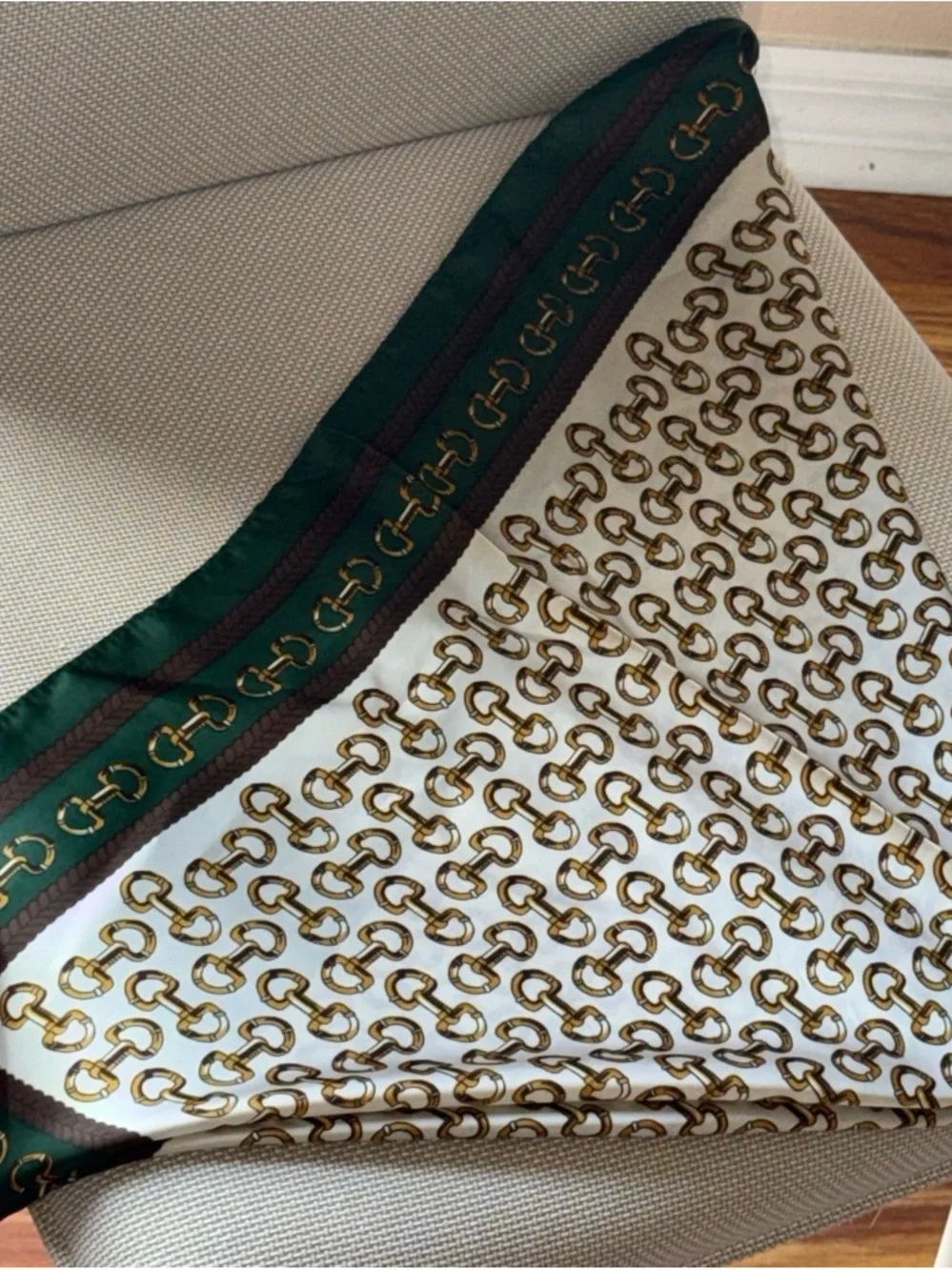 Luxurious silk scarf with an elegant quiet luxury aesthetic💥💥💥